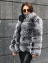 Winter women's Jacket Real Fox fur coat Stand Collar high street Coat real Fox Fur jackets women's coats in promotion WGLUVF FUR
